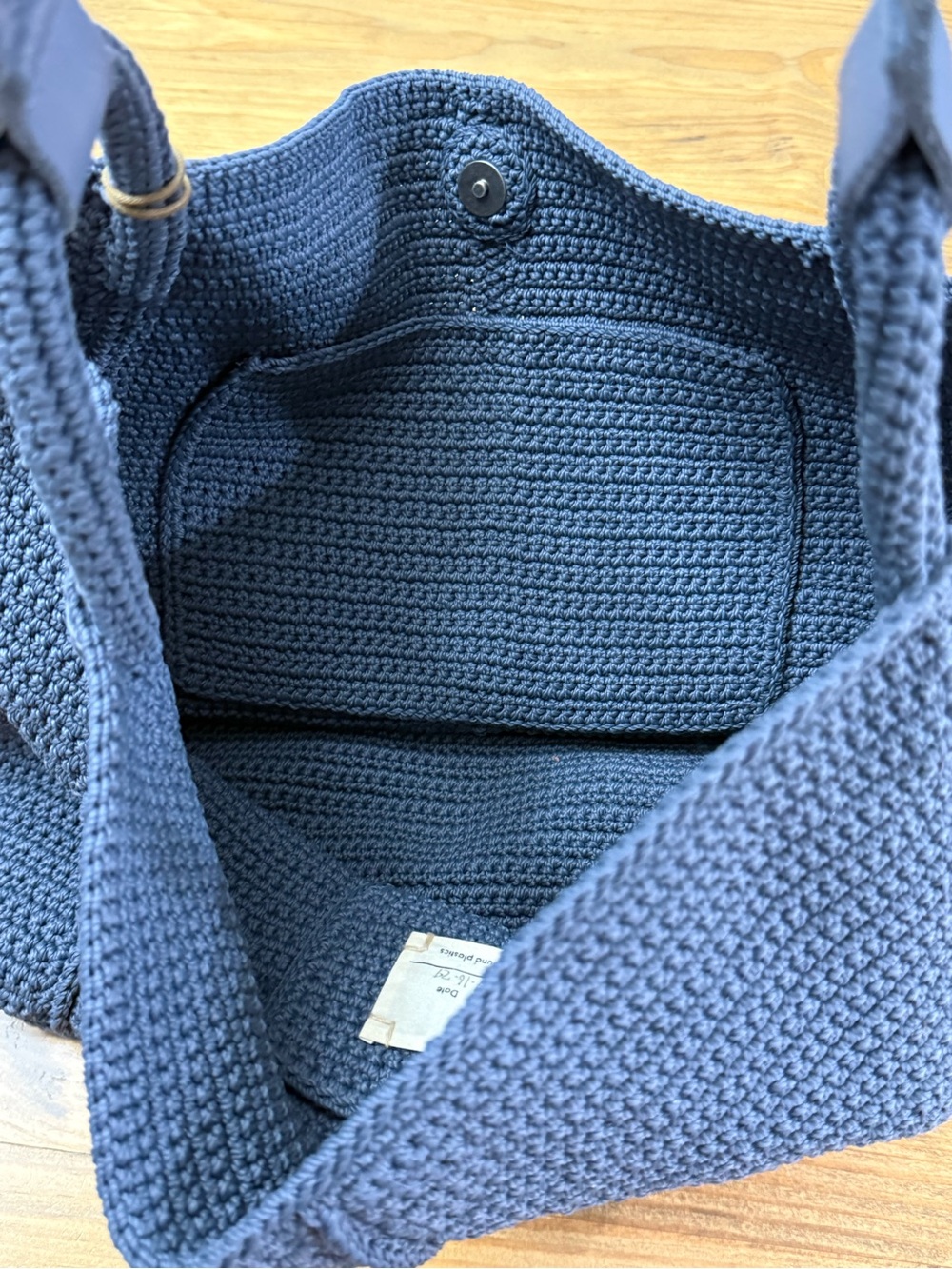 The Sak Los Feliz Crochet Tote in maritime crochet - Picture 8 of 8